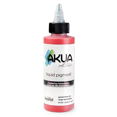 Speedball Akua Liquid Pigment Quinacridone Red (4oz)