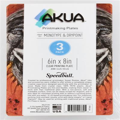 Speedball Akua Printmaking Plates 6" x 8" (3pk)