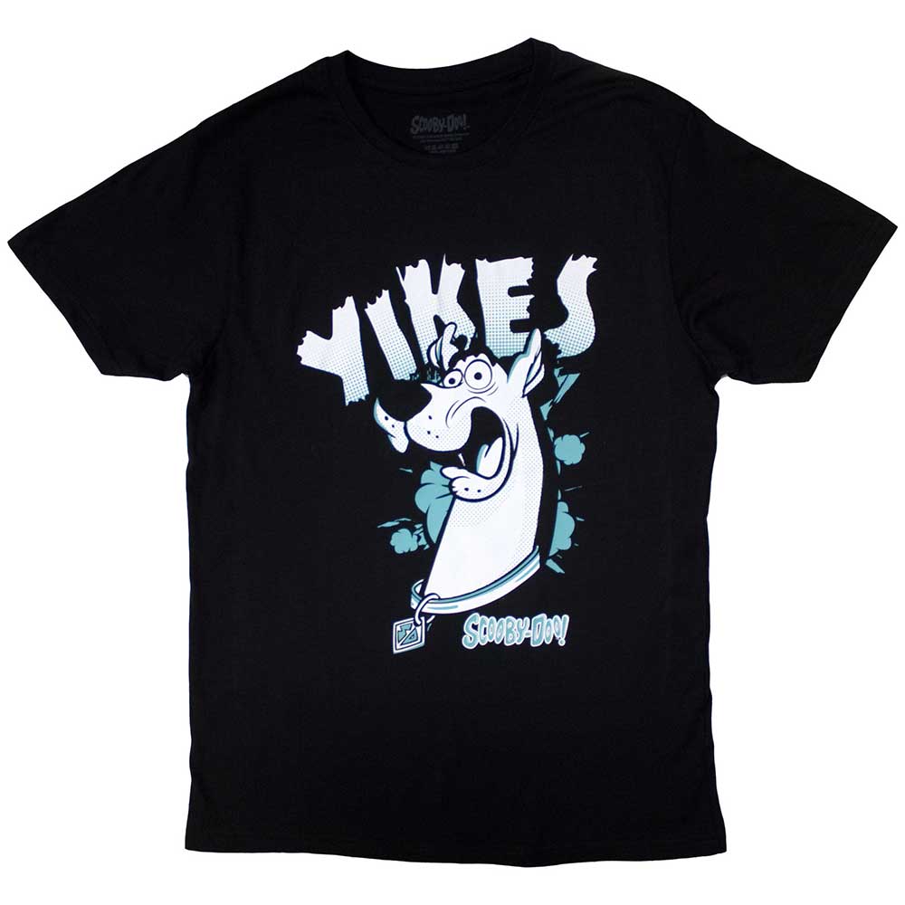 Scooby Doo Unisex T-Shirt Yikes Scooby Blue Black (S)