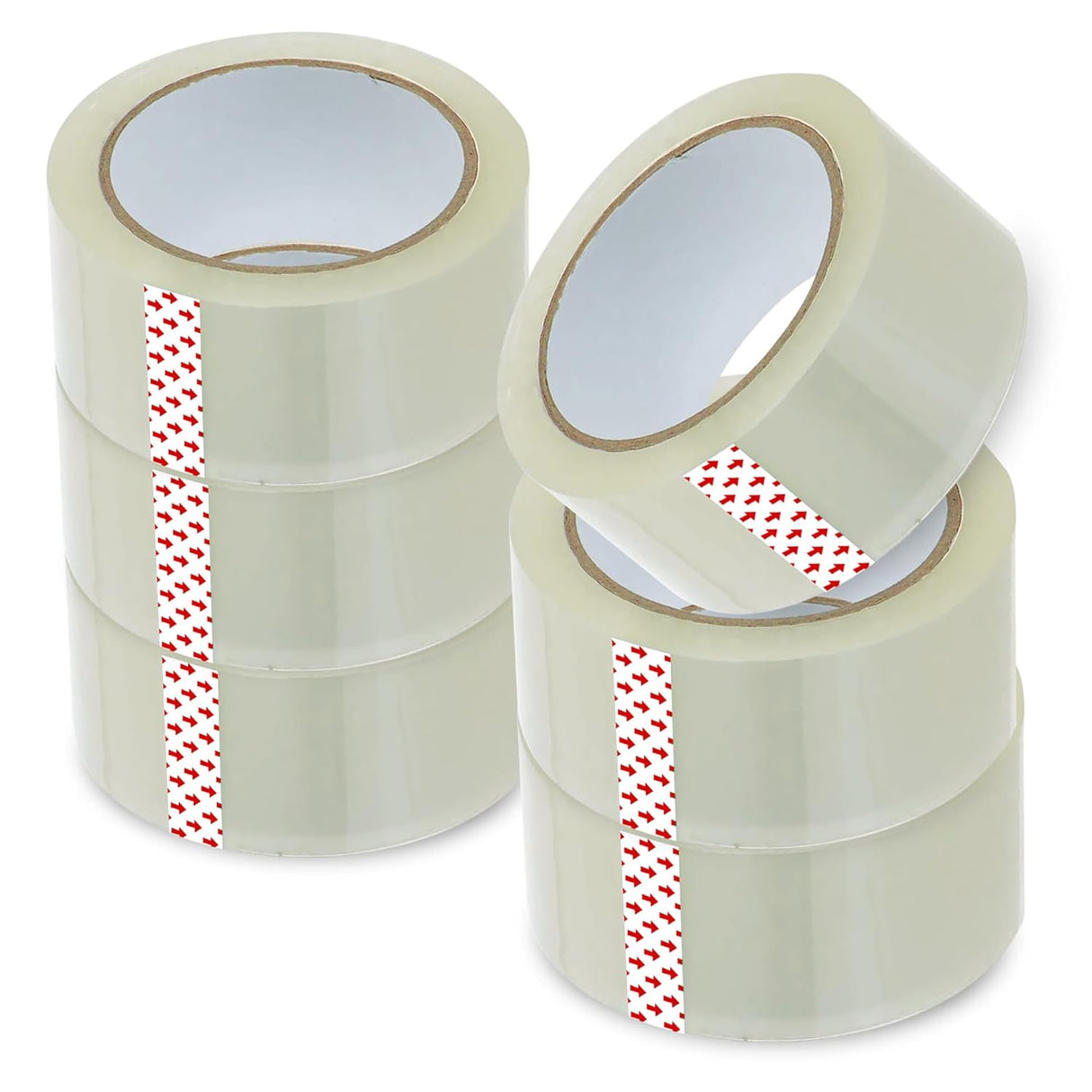 Yelsa Clear Packing Tape 48mm x 132m Roll (6pk)