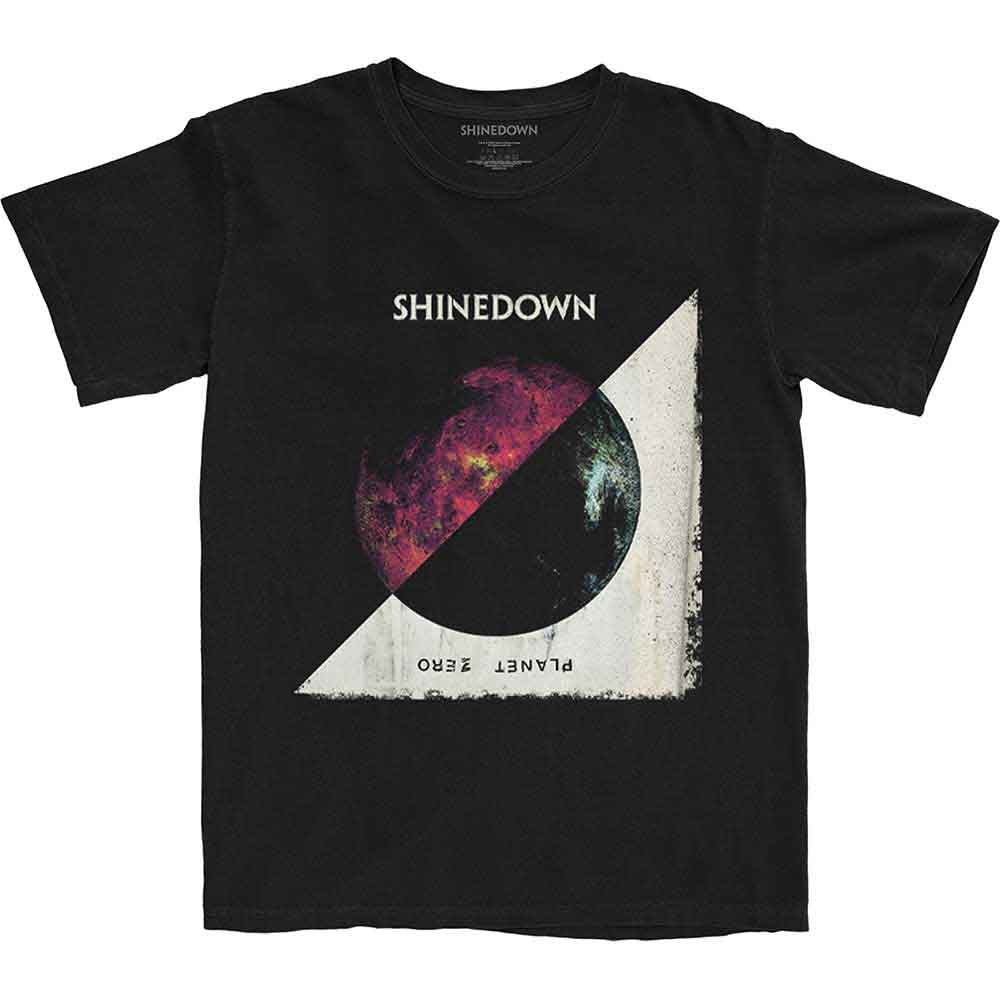 Shinedown Unisex T-Shirt Planet Zero Album Black (XL)