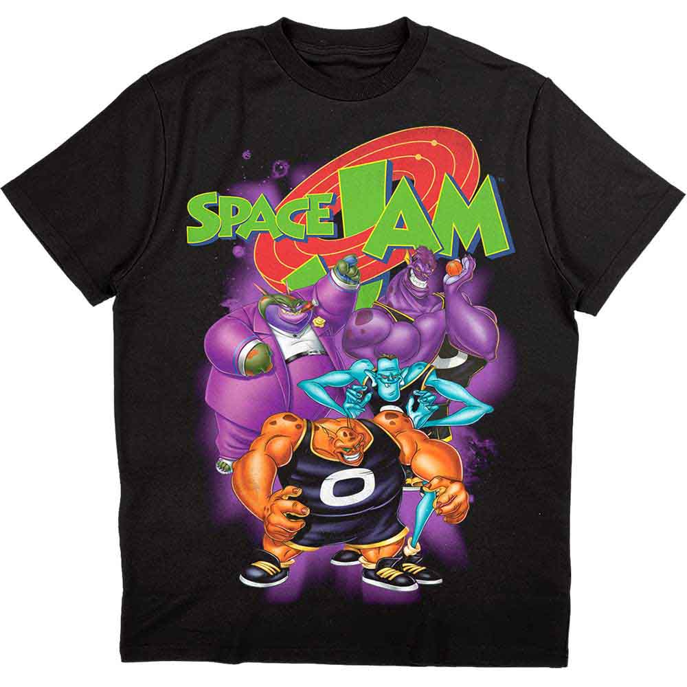 Space Jam Unisex T-Shirt Monstars Homage Black (L)