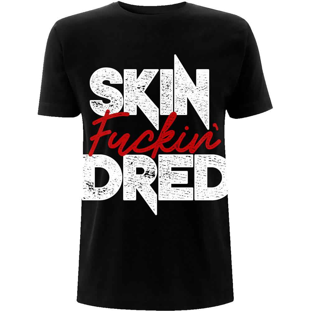 Skindred Unisex T-Shirt Skin Funkin' Dred Black (M)