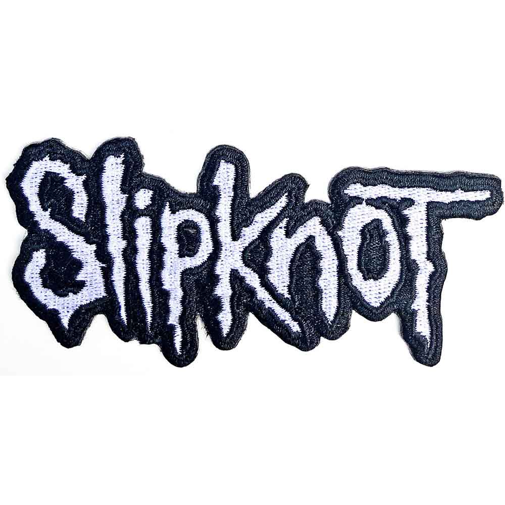 Slipknot Standard Patch Cut-Out Logo Black Border