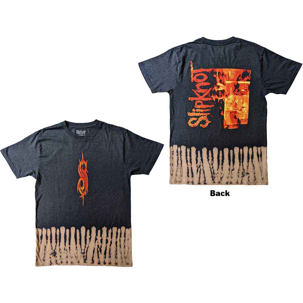 Slipknot Unisex T-Shirt The End So Far Tribal S Bleach (Back Wash) Black (XXL)