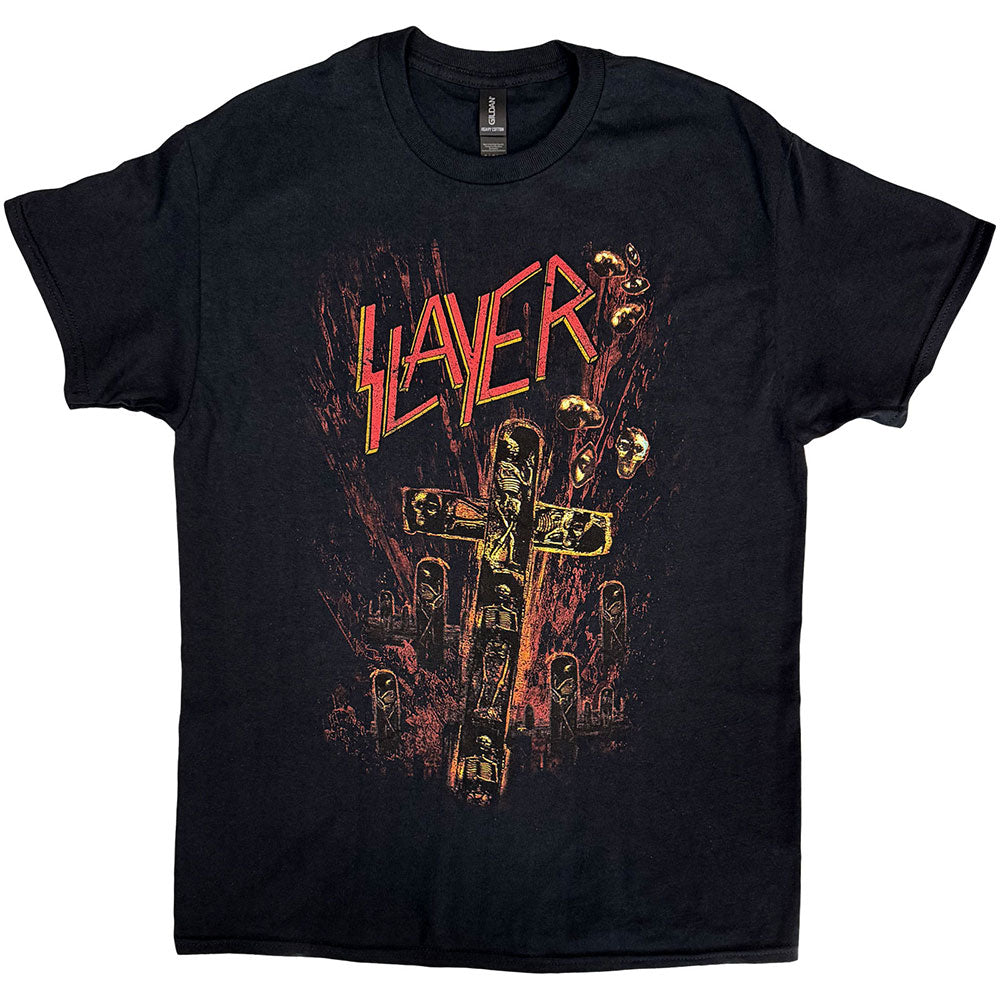 Slayer Unisex T-Shirt Blood Red Black (M)