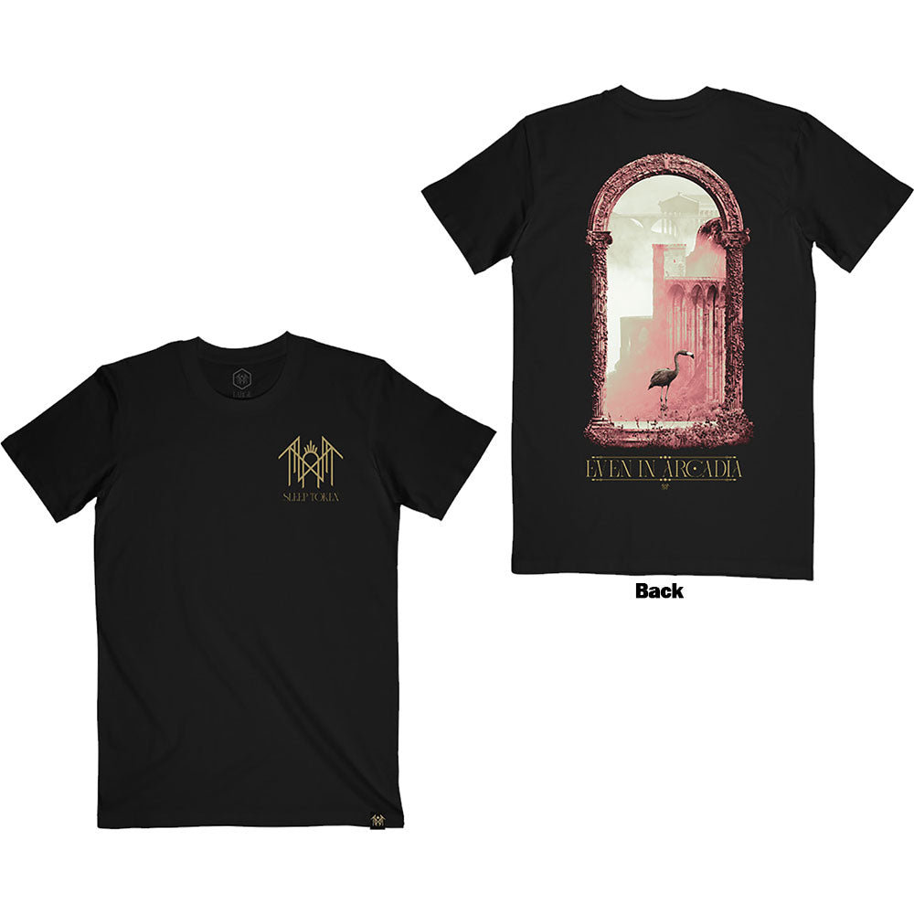 Sleep Token Unisex T-Shirt Even In Arcadia Archway (Back Print) Black (XXL)
