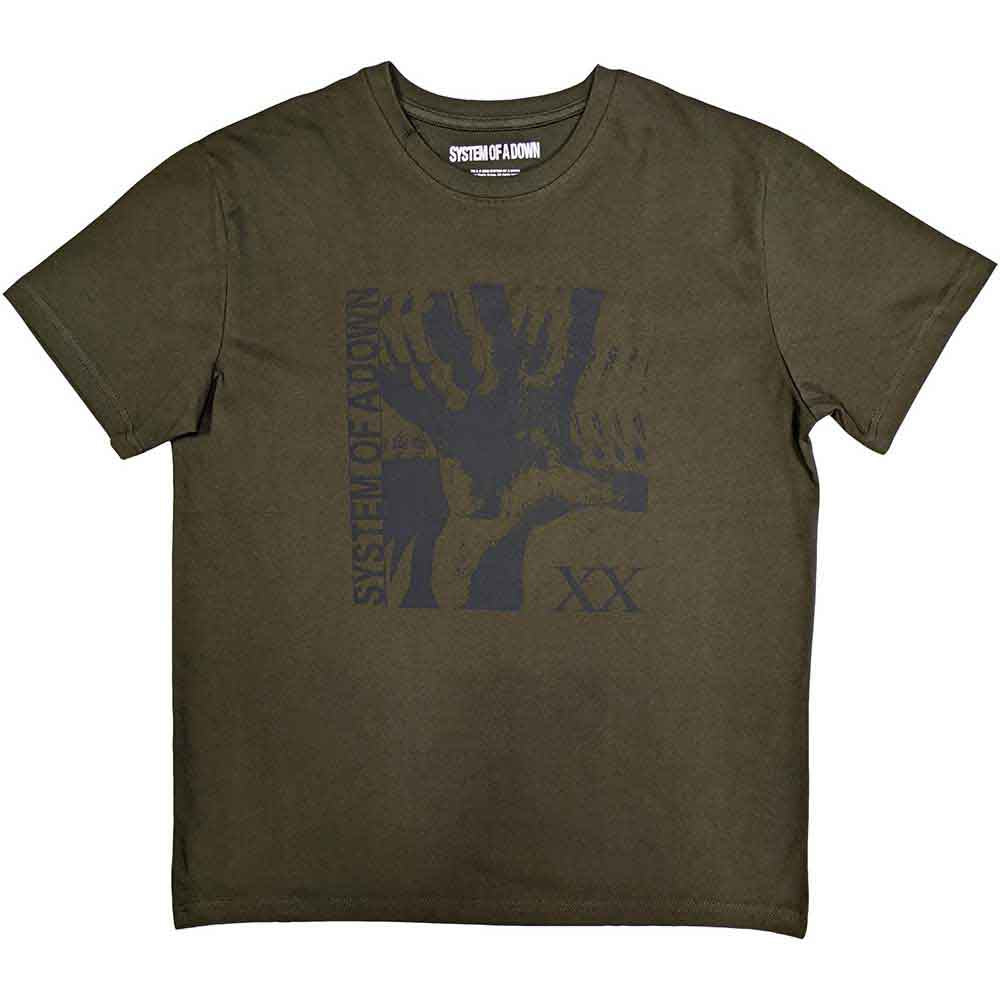System Of A Down Unisex T-Shirt Intoxicated Green (L)