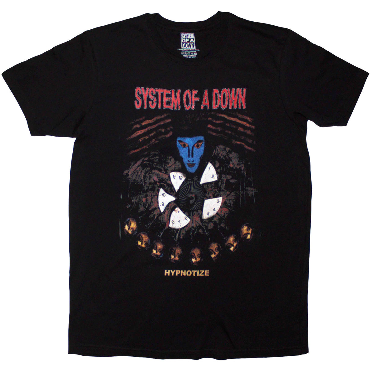 System Of A Down Unisex T-Shirt Hypnotize Cover Black (XL)