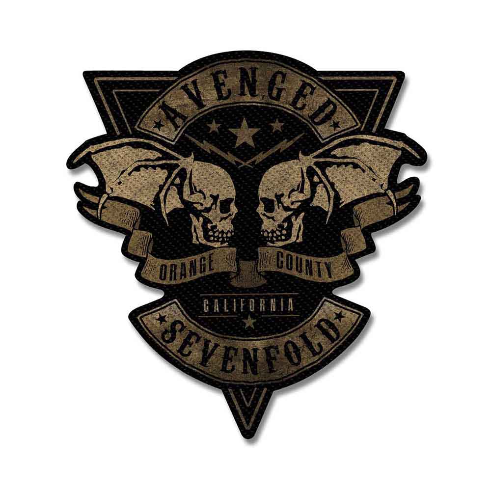 Avenged Sevenfold Standard Patch Orange County Cut-Out