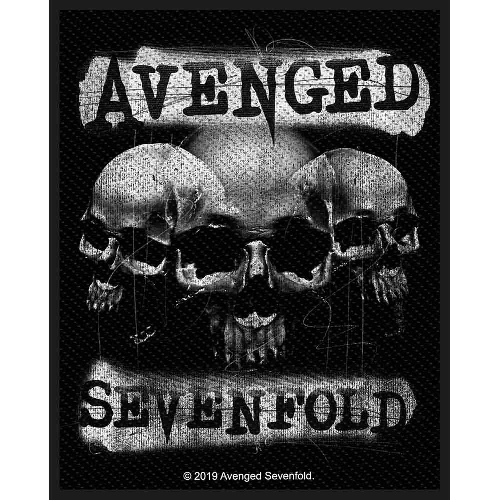 Avenged Sevenfold Standard Patch 3 Skulls (Loose)