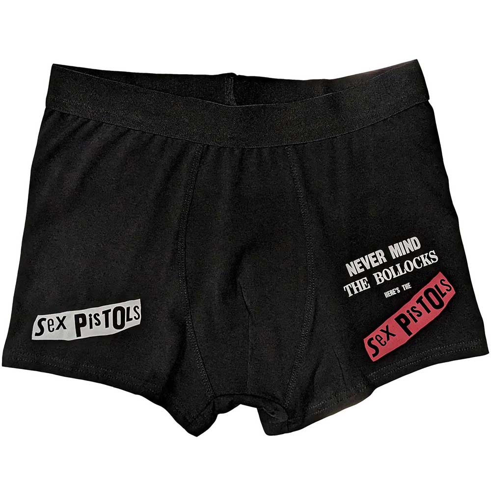 The Sex Pistols Unisex Boxers Never Mind the Bol**cks Orig. Album Black (S)