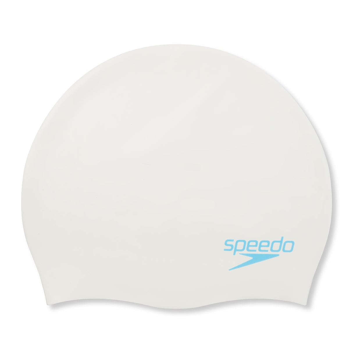 Speedo Silicone Swimming Cap Junior - White/Blue