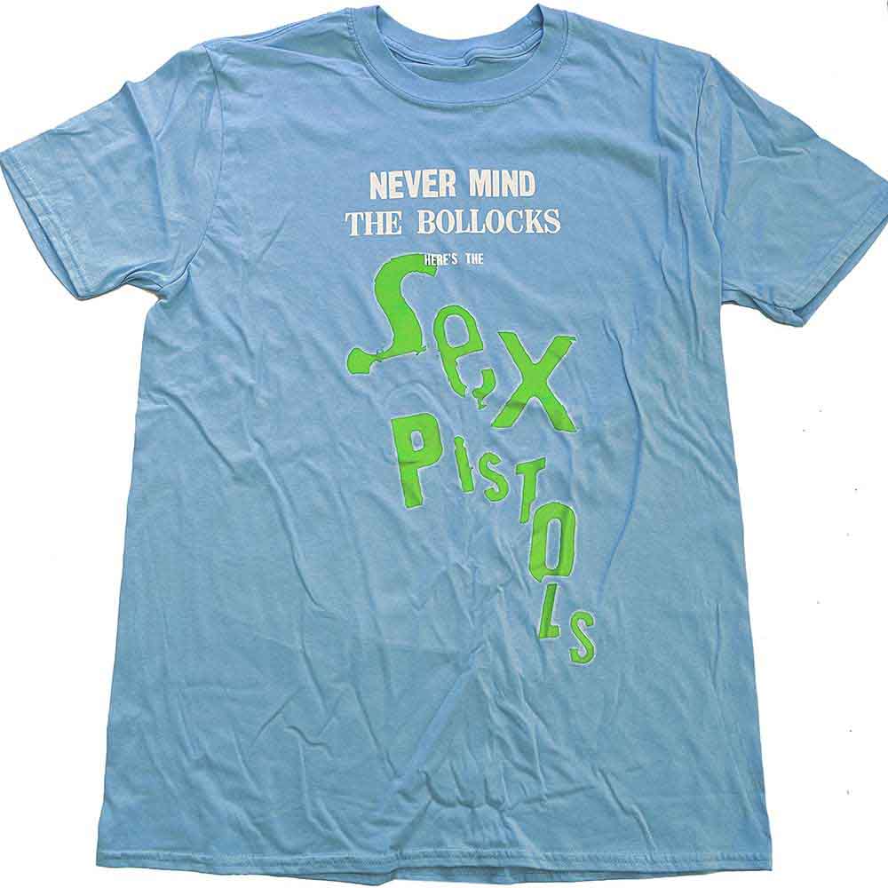 The Sex Pistols Unisex T-Shirt NMTB Drop Logo Blue (XXL)