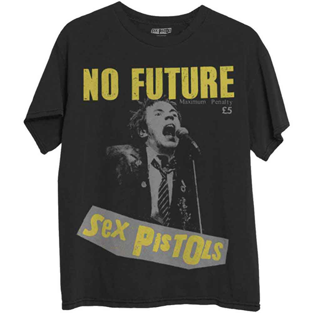 The Sex Pistols Unisex T-Shirt No Future Pink (XXL)