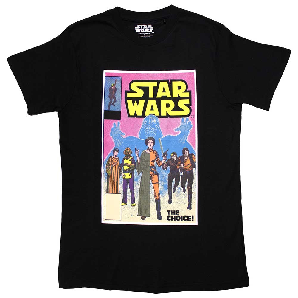 Star Wars Unisex T-Shirt The Choice Comic Cover Black (XL)