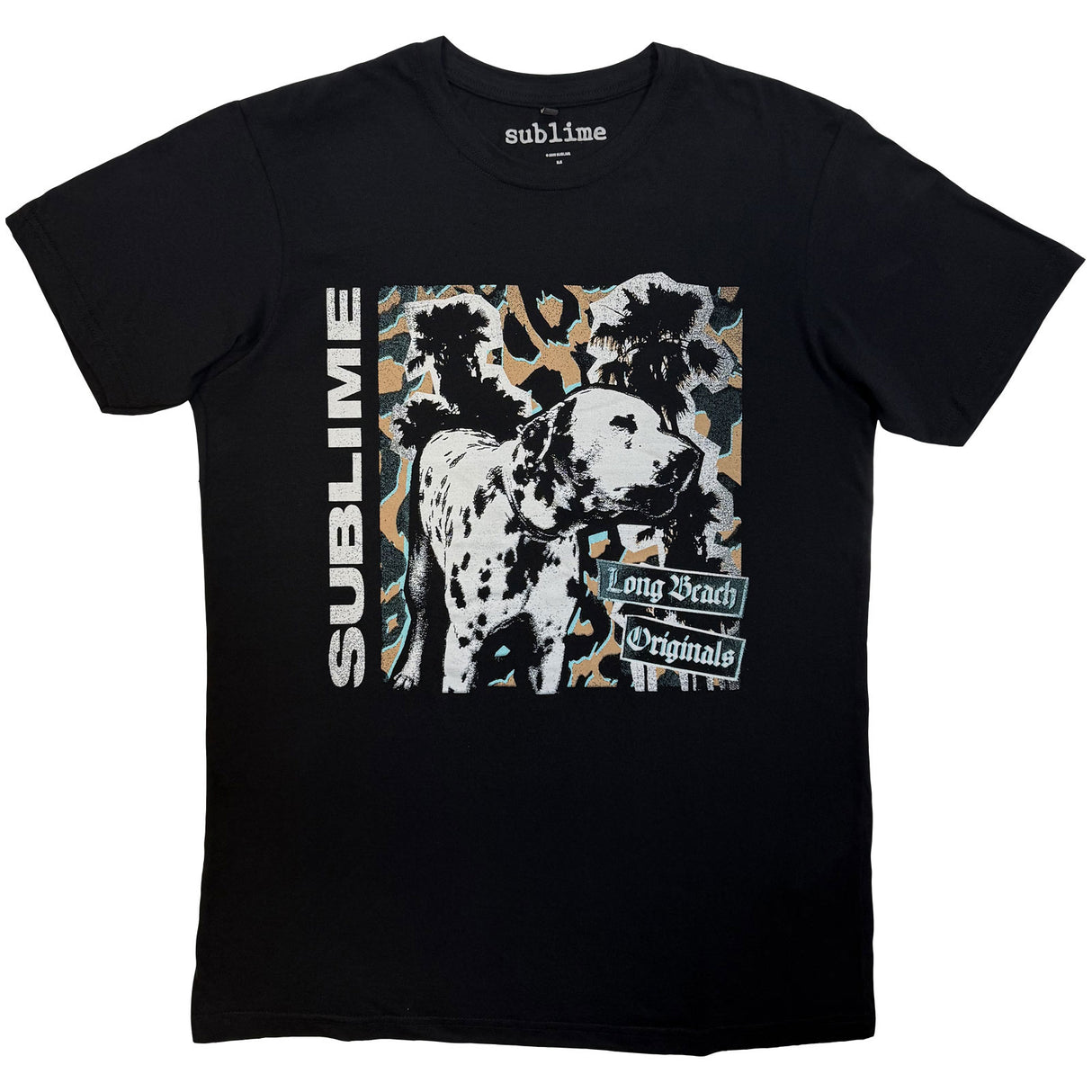 Sublime Unisex Carbon T-Shirt Long Beach Originals Black (M)