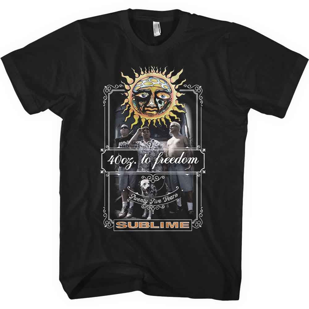 Sublime Unisex T-Shirt 25 Years Black (XL)