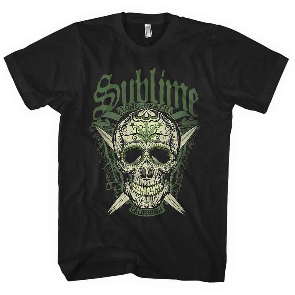 Sublime Unisex T-Shirt Long Beach Black (S)