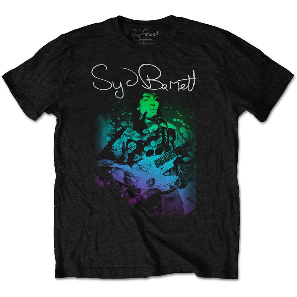 Syd Barrett Men's T-Shirt Psychedelic Black (S)