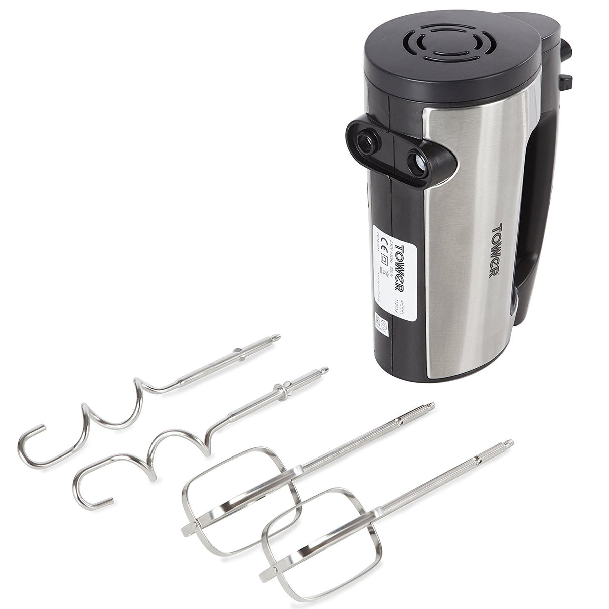 Tower T12016 300W Hand Mixer Stainless Steel/Black