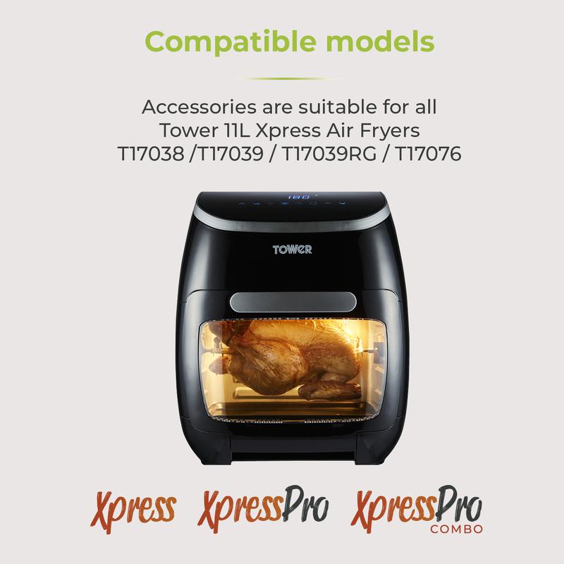Tower AirFryer Oven Accessory Pack for T17038/T17039/T17076