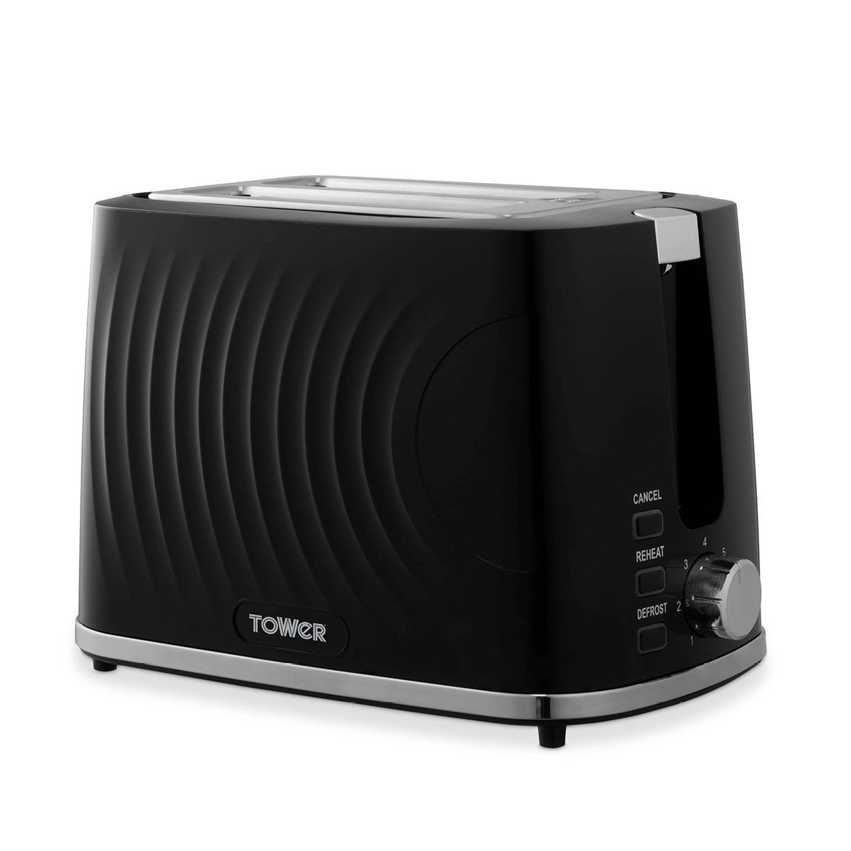 Tower Sonar T20090BLK 900W 2-Slice Toaster Black