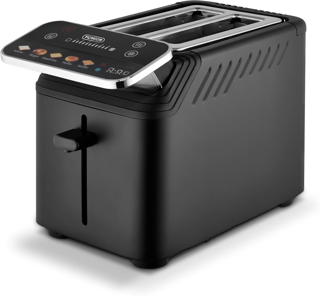 Tower Mirage T20096BLK 925W 2-Slice Digital Toaster Black