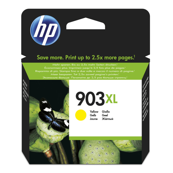 HP 903XL Yellow High Yield Ink Cartridge 750 pages 8.5ml for HP OfficeJet 6950/6960/6970