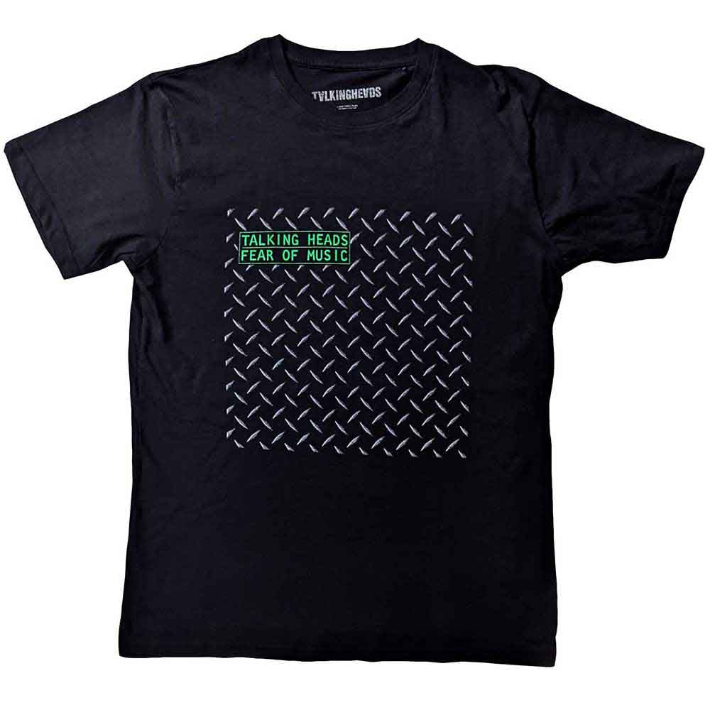 Talking Heads Unisex T-Shirt Fear Of Music Black (M)