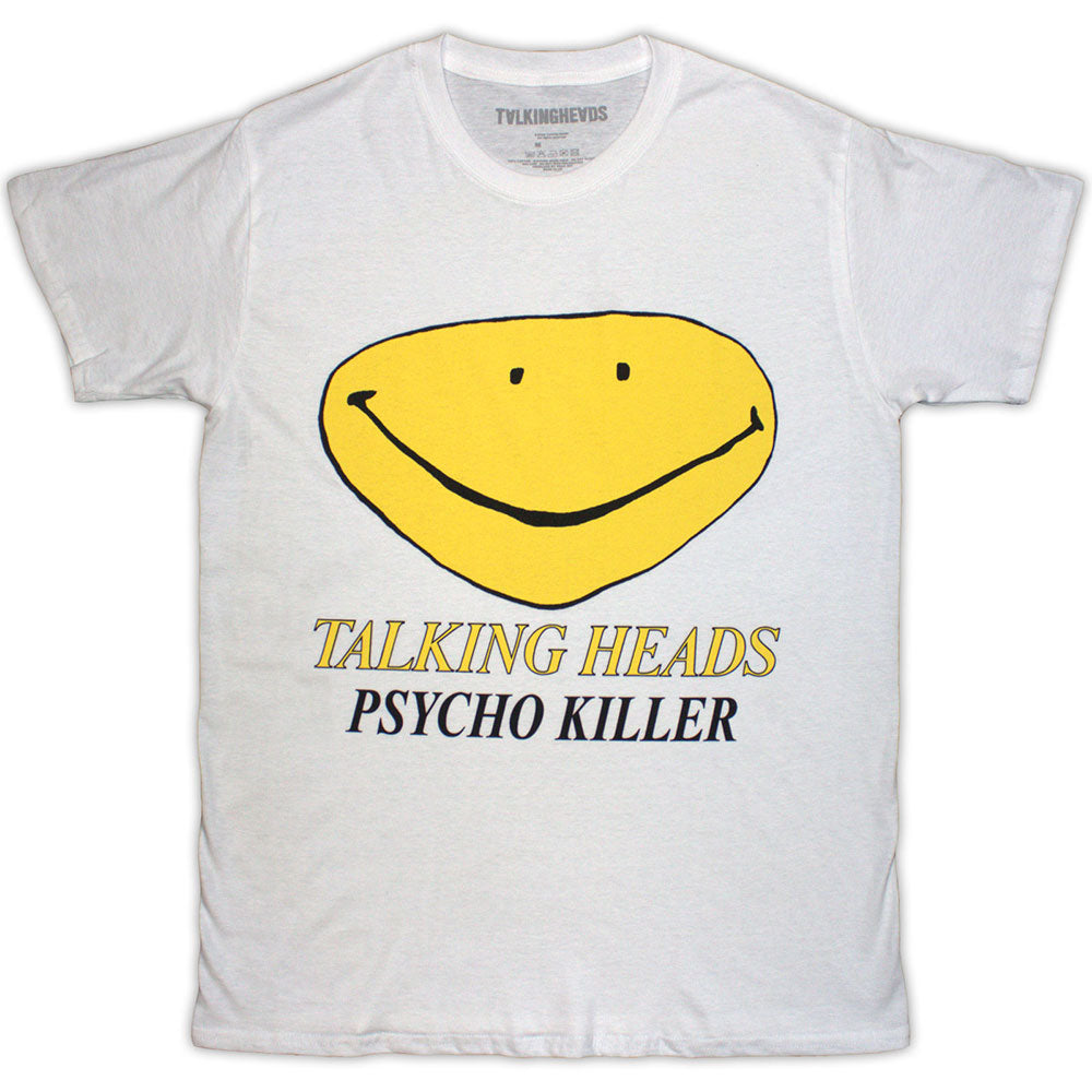 Talking Heads Unisex T-Shirt Psycho Killer White (M)