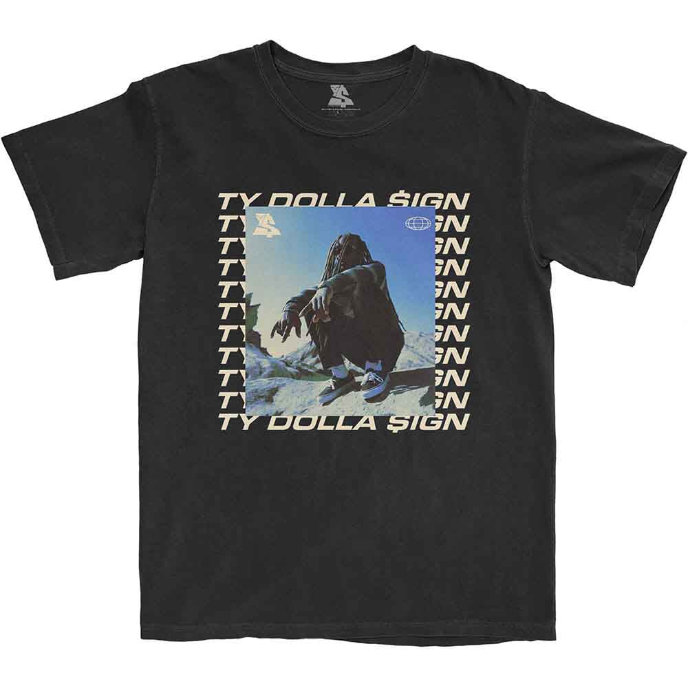 Ty Dolla Sign Unisex T-Shirt Global Square Black (XXL)