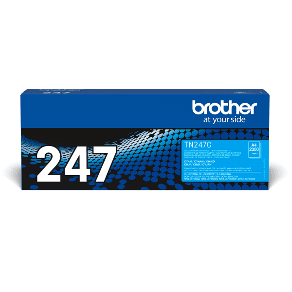 Brother TN-247C Cyan High Capacity Toner Cartridge
