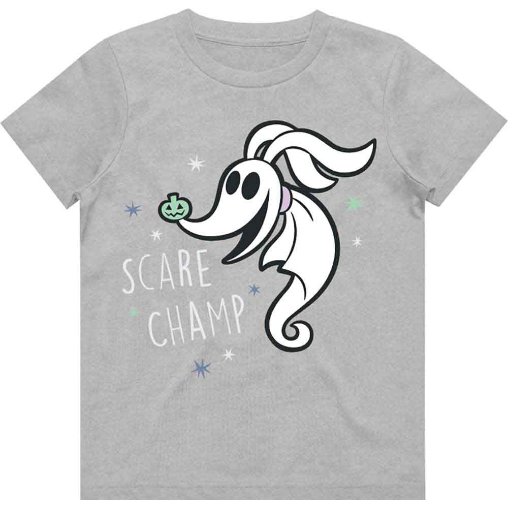 Disney Kids T-Shirt The Nightmare Before Christmas Scare Champ Grey (11-12yrs)