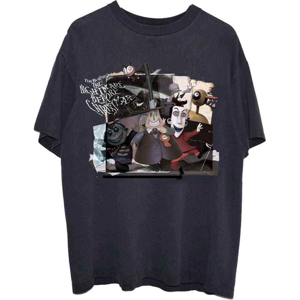 Disney Unisex T-Shirt The Nightmare Before Christmas Montage Black (M)