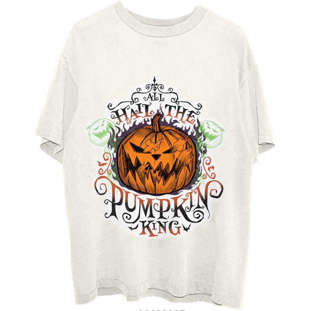 Disney Unisex T-Shirt The Nightmare Before Christmas All Hail Natural (XXL)