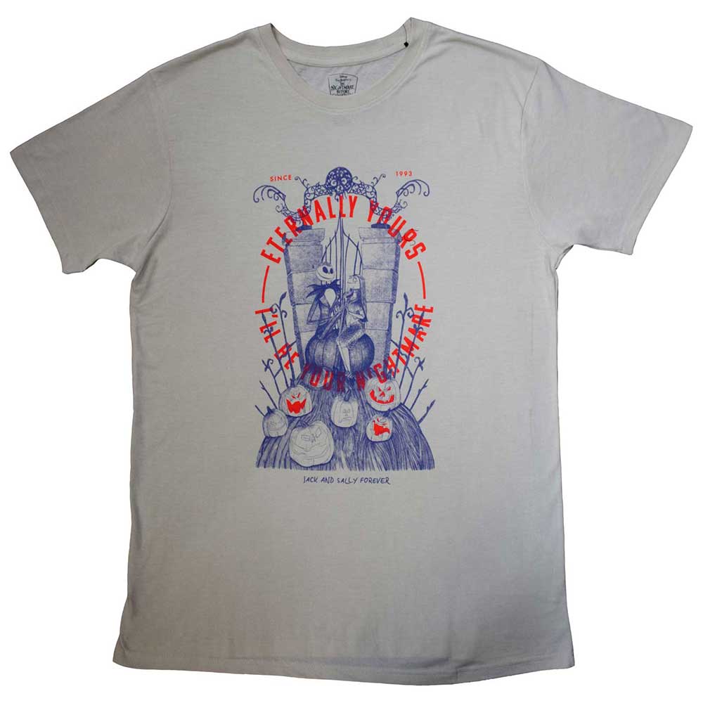 Disney Unisex T-Shirt The Nightmare Before Christmas Eternally Yours Natural (M)