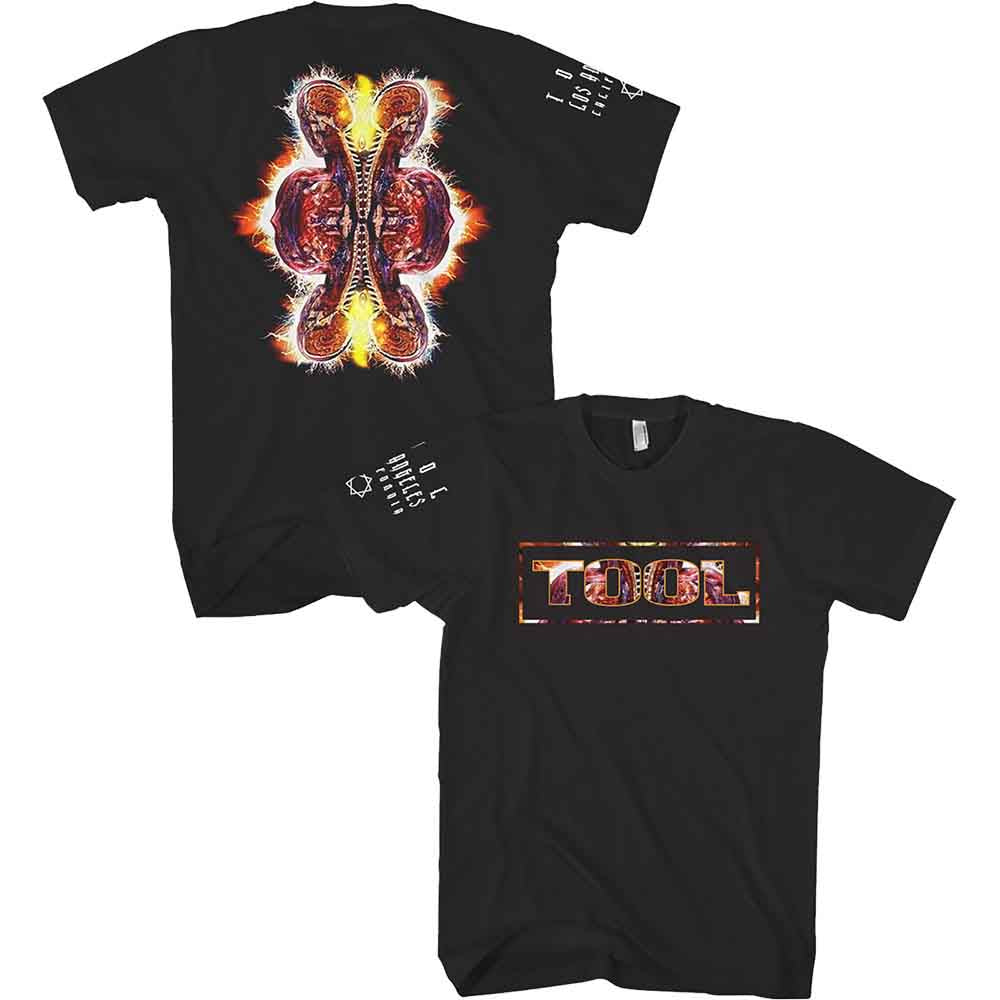 Tool Unisex T-Shirt Parabola Logo (Back Print) Black (XXL)