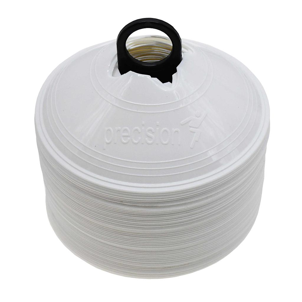 Precision Saucer Cones - White (50pc)