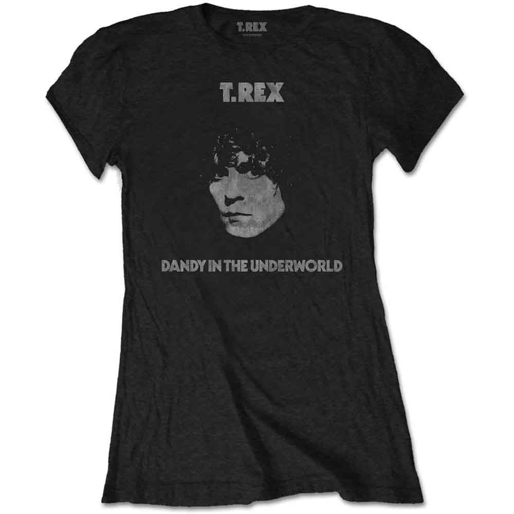 T-Rex Ladies T-Shirt Dandy Black (XL)