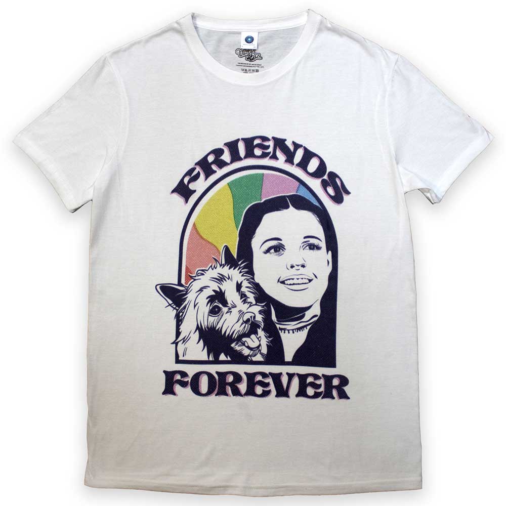 The Wizard of Oz Unisex T-Shirt Friends Forever White (M)