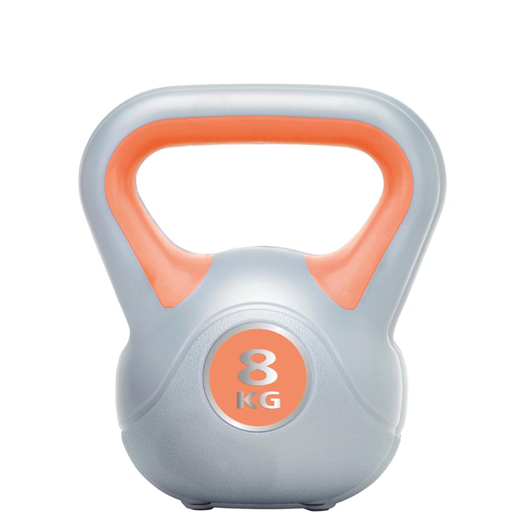 Urban Fitness Vinyl Kettlebell - Orange - 8kg