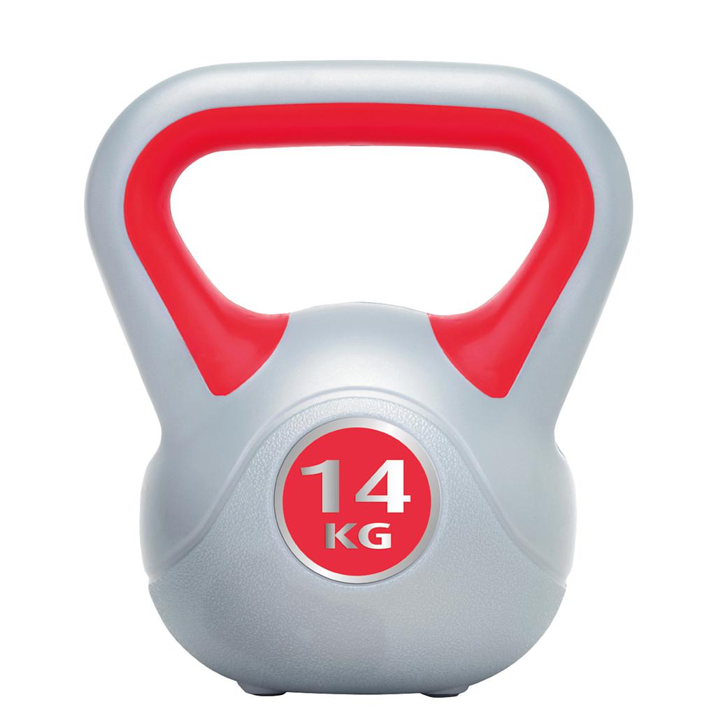 Urban Fitness Vinyl Kettlebell - Red - 14kg