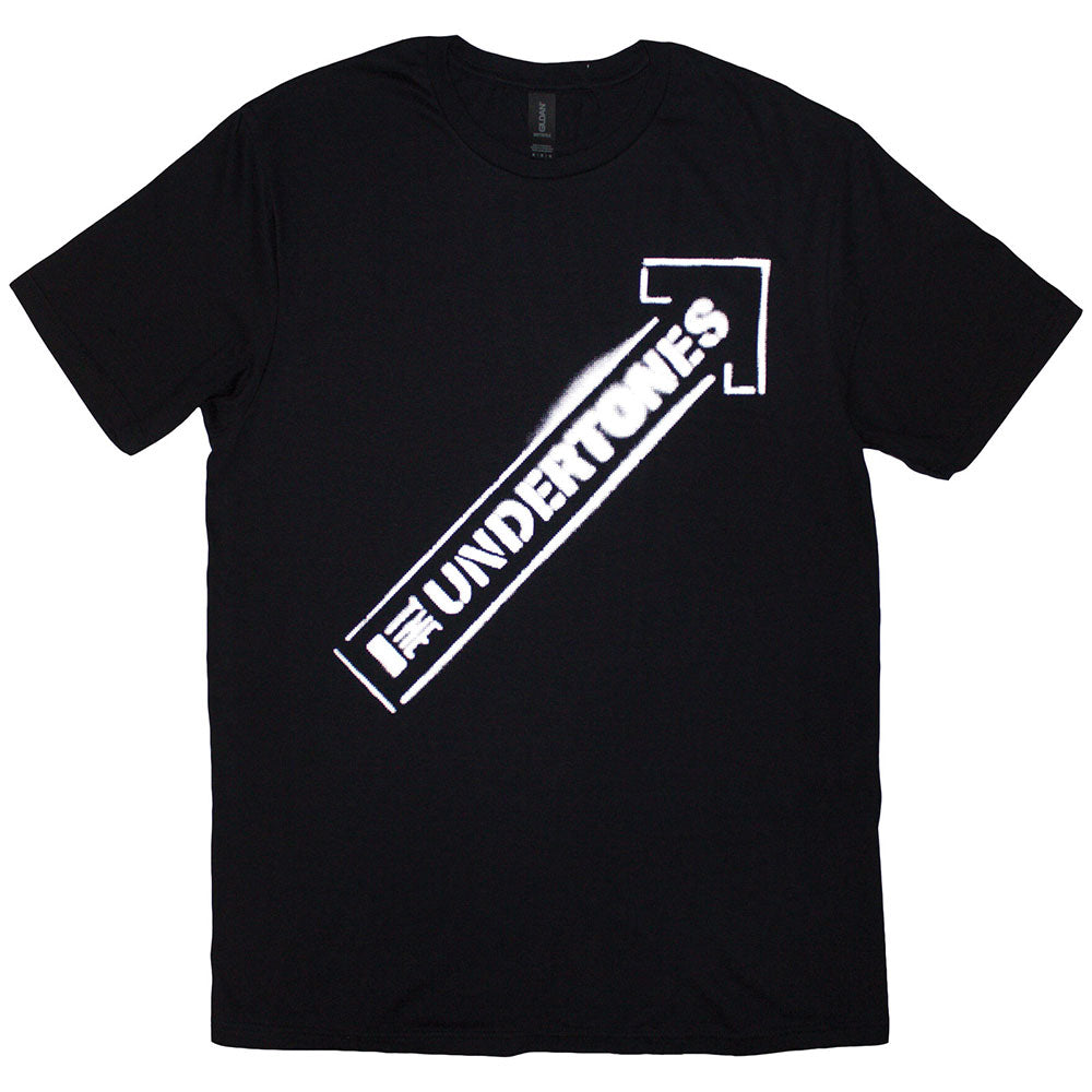 The Undertones Unisex T-Shirt Arrow Spray Black (S)