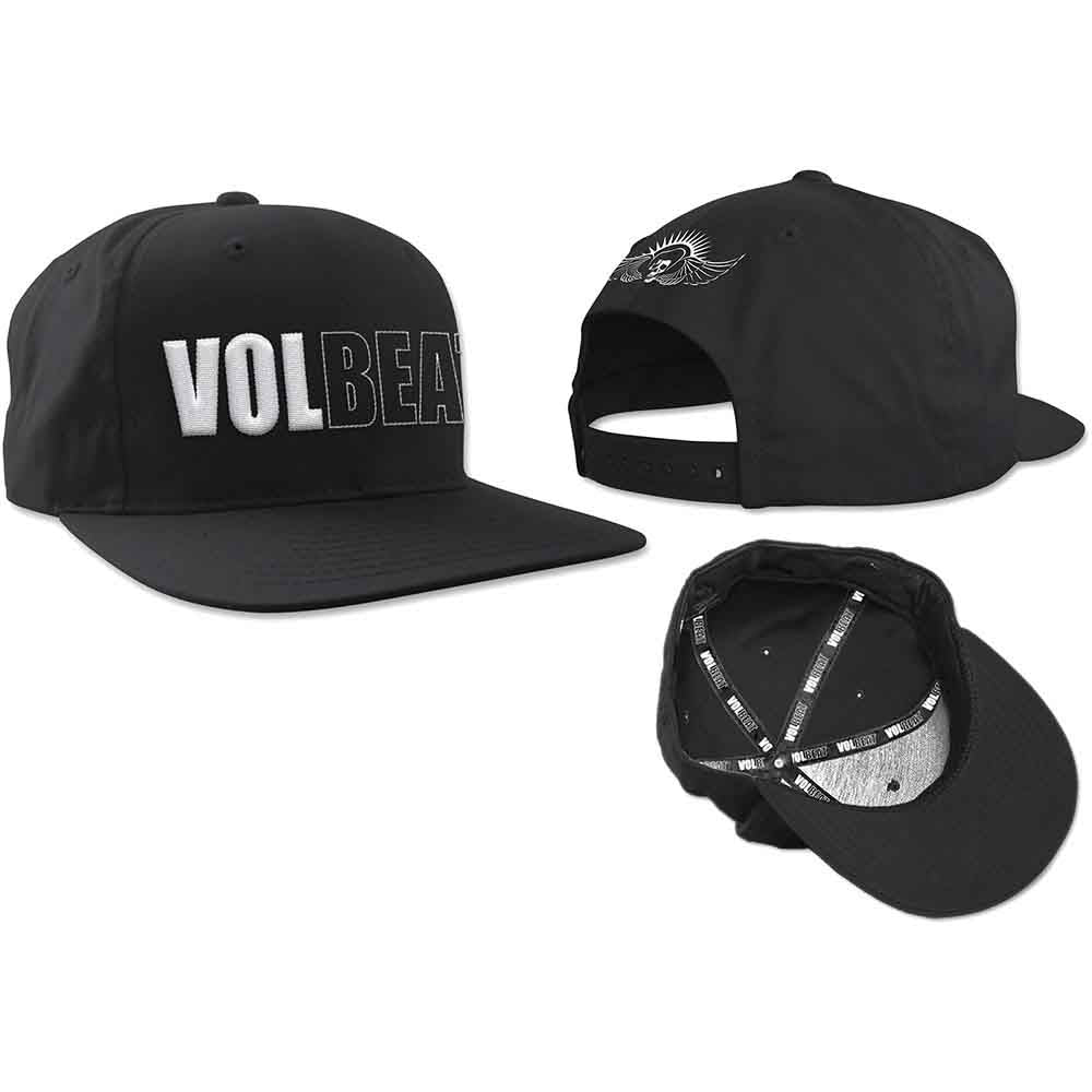 Volbeat Unisex Snapback Cap Logo Black