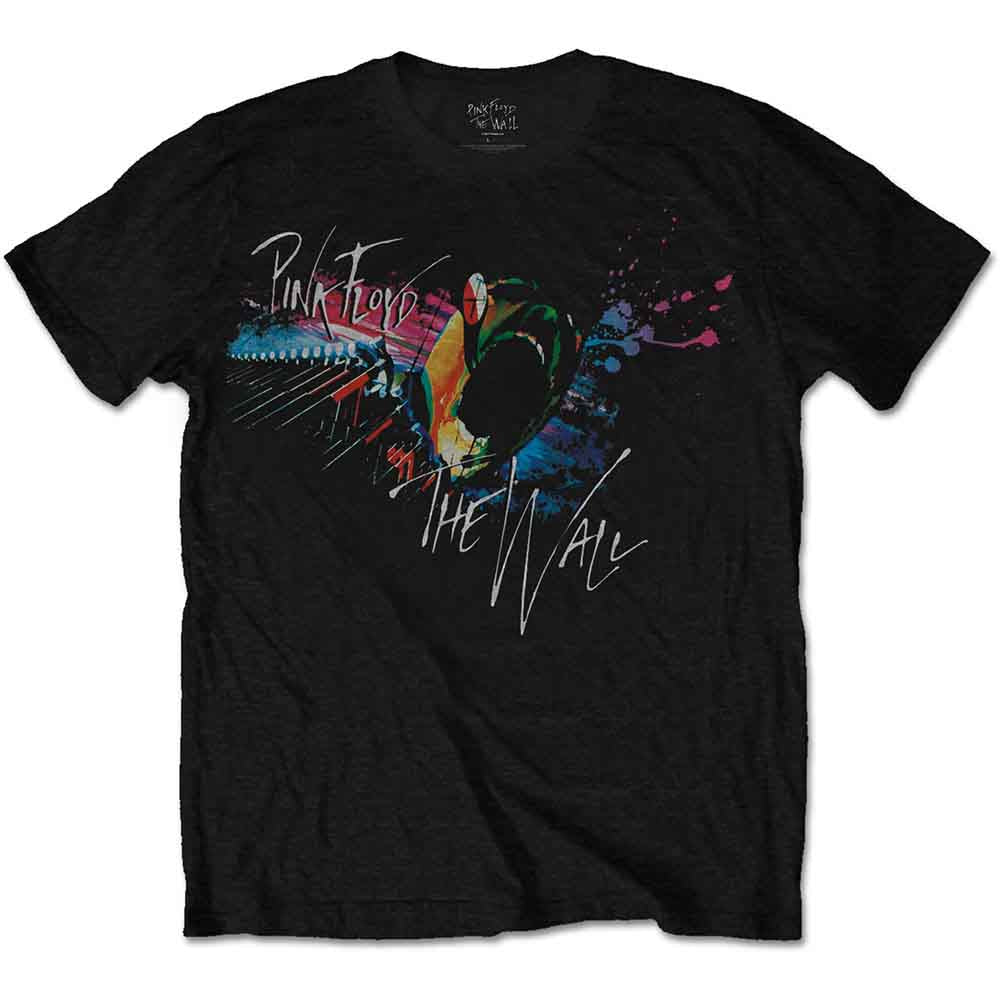 Pink Floyd Men's T-Shirt The Wall Head Banga Black (XXL)