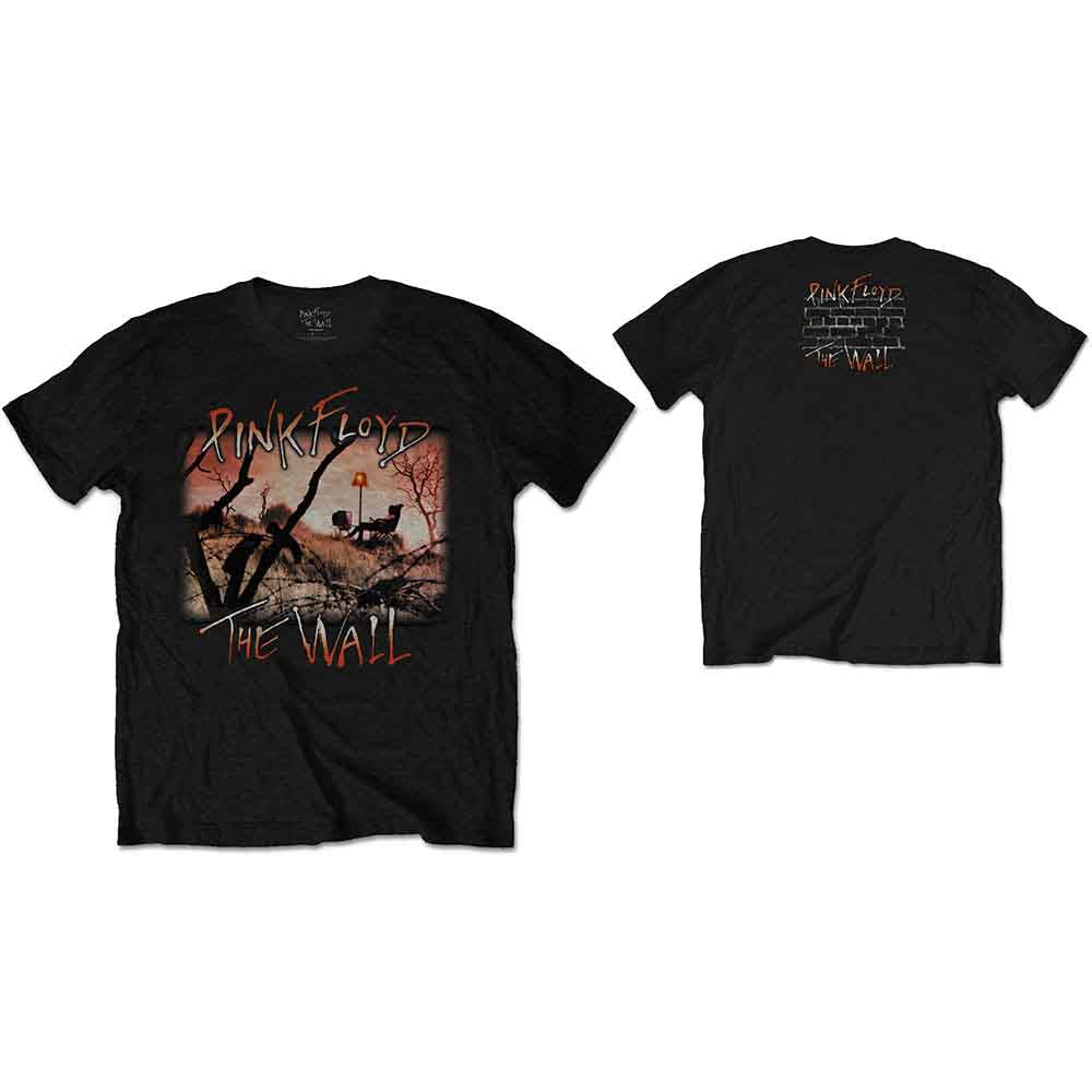 Pink Floyd Men's T-Shirt The Wall Meadow Black (M)
