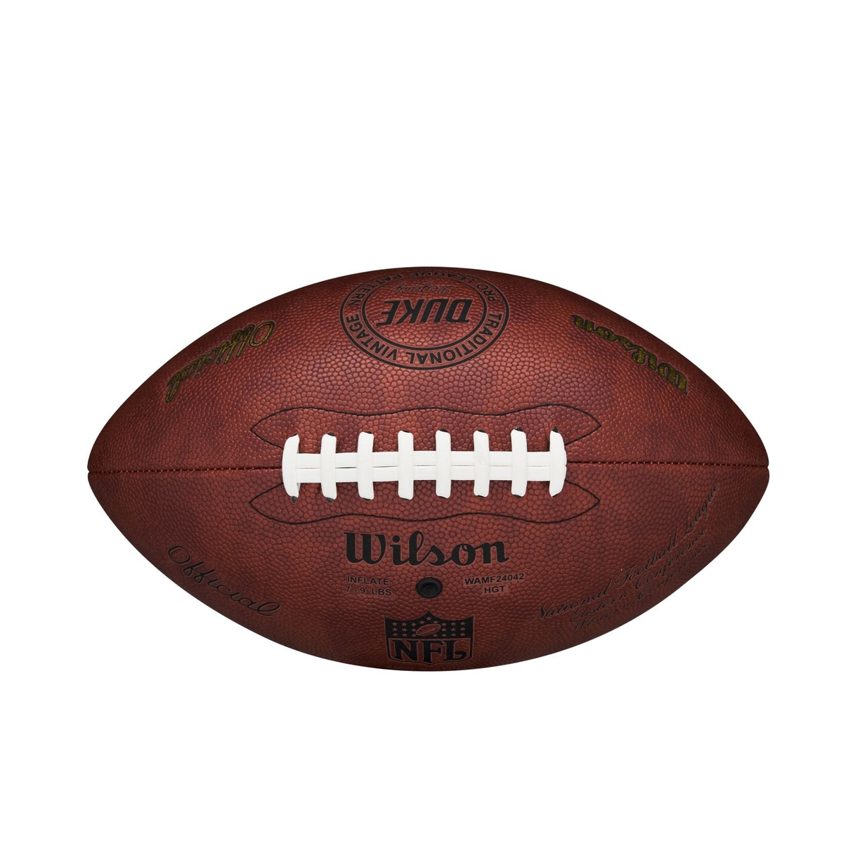 Wilson NFL Duke Replica Throwback American Football - Brown (Official)