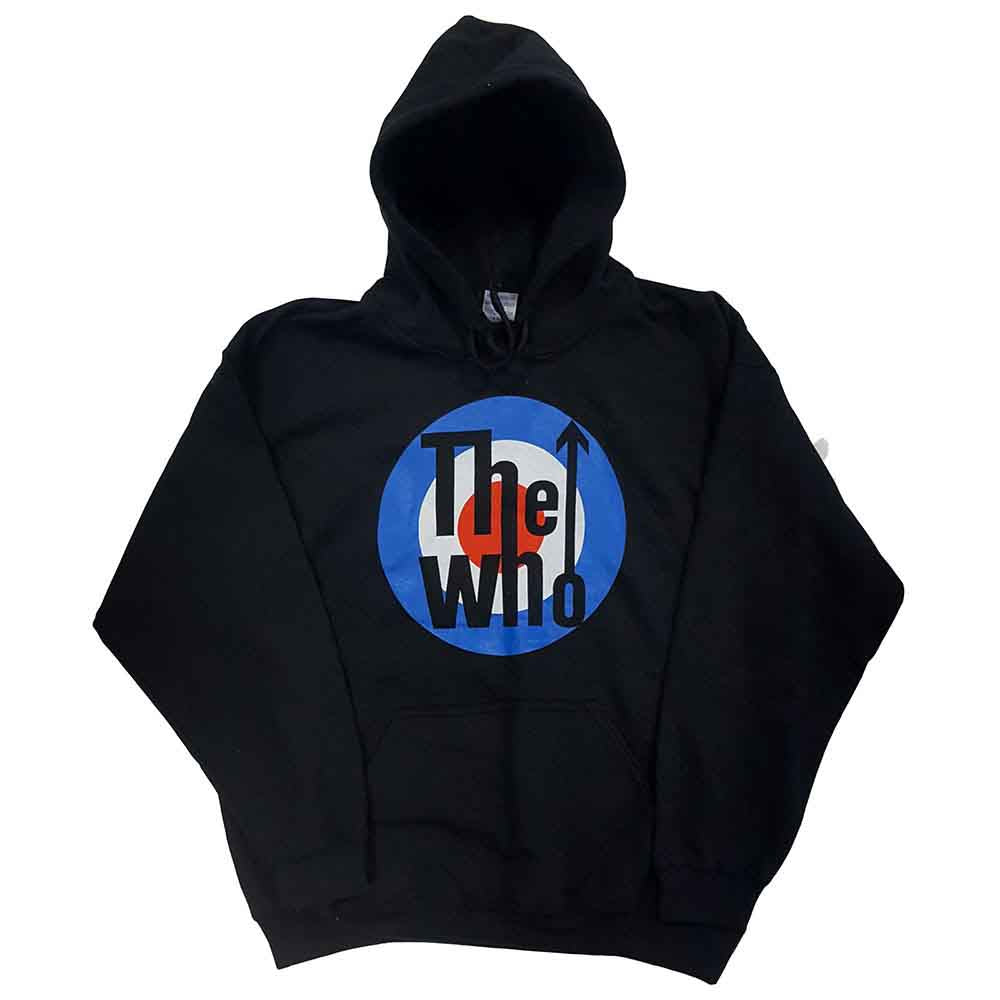 The Who Men's Pullover Hoodie Target Classic Black (XXL)