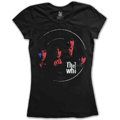 The Who Ladies T-Shirt Soundwaves Black (L)